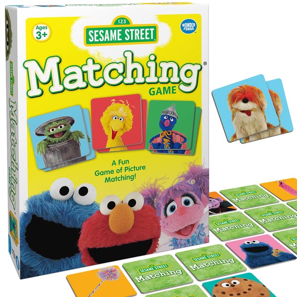 Wonder Forge Sesame Street Memory Matching Game: Fun Toddler Learning