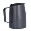 400ml Black PTFE Oblique Mouth Milk Frothing Jug 304 Stainless