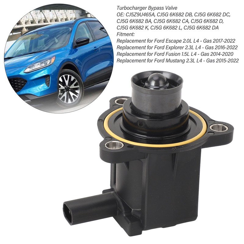 Turbocharger Bypass Valve Stable Performance CJ5Z9U465A Replacement for Ford Edge