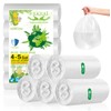 OKKEAI 4-5 Gallon Trash Bags Small Garbage Bags Bathroom Trash