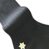 Harrison Supima Classic Linking Rib Socks, charcoal