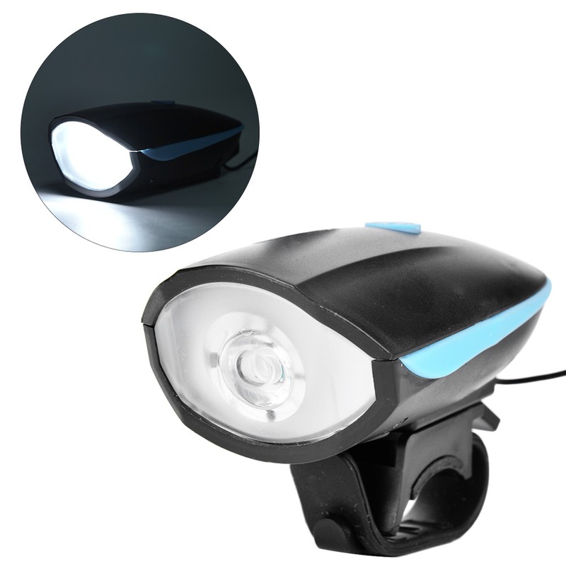 USB Charging High Bright Front Light Cycling Horn Warning Lamp