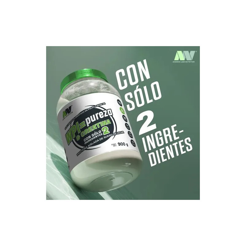 Wpi Pureza Aislado De Suero De Leche Y Creatina 900gr