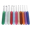 11PCS Set Knitting Crochet Hook Ergonomic Aluminum Crochet Hooks Set