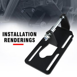 Tamirey LS Engine Swap Mount Bracket Kit – Fits 1973-1987 Square Body & 1988-1998 OBS Chevy GMC C/K Truck 2WD – Adjustable Steel Motor Conversion Plates for Small Block to LS Series (Black)