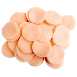 Playfully Ever After Peach Craft Felt Circles (1 Inch - 100pc)