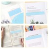SANTUO Coloured Overlays for Dyslexia 8 Pack - Blue Overlay