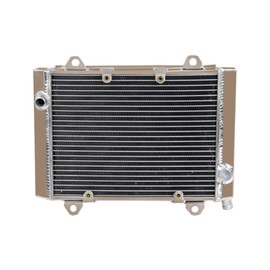 CoolingSnow Aluminum Radiator for 2005-2010 Kawasaki Prairie 700 KXF700/KVF650 Brute Force 650 750, 1 Row Radiator