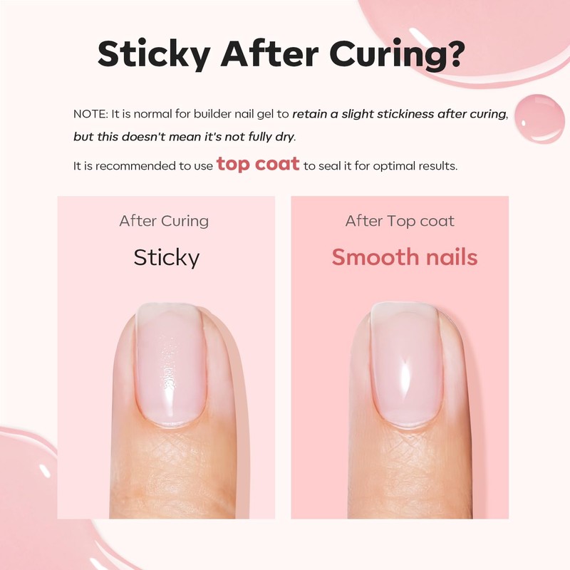 modelones Builder Gel for Gel Nails, 8 in One Builder