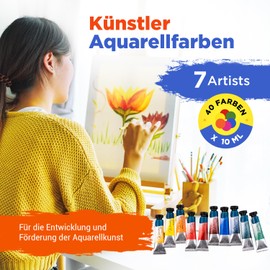 7 Artists Paynesgrau Watercolour Paint 10 ml Tube, High-Quality Artist Watercolour, Finest Artists' Watercolour Paints