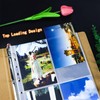 XiowDow 20 Sheets A4 Binder Sleeves Plastic PP Photocard Sleeves