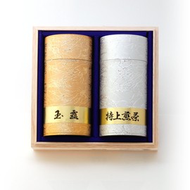 Kyoto Rikyuen SEN-SG-1002 Premium Gyokuro & Special Sencha Assortment of Premium Gyokuro, 4.2 oz (120 g), Special Sencha, 4.2 oz (120 g), New Year's Gift, Made in Japan