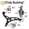 Frenzybro 6Pc Front Lower Control Arm Bushing For 11-15 Jeep