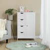 CIPACHO Bathroom Storage Cabinet,Side Storage Organizer Cabinet with 4 Drawers