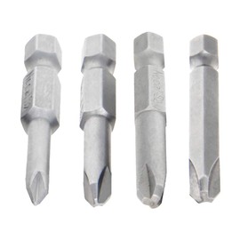 Utoolmart Y Shape Screwdriver Bits, Y1+Y2+Y3+Y4 Magnetic Y Shape Head Magnetic Screw Driver Bit, with 1/4 Inch Hex Shank, 50mm Length S2 Steel Screw Driver Kit Tools, for Repair Work, 1 Set