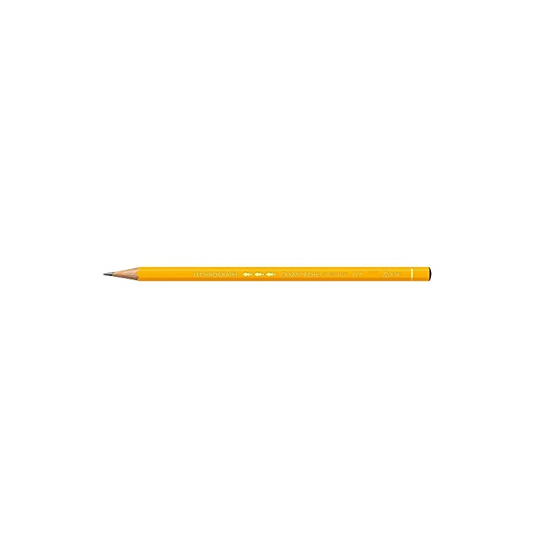 Caran d'Ache Technograph 0777.261 Pencil Hardness Grade: 2H Yellow
