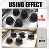 YIBEICO 5Pcs Upgraded Version Stove Knob for Dacor 72731, ABS