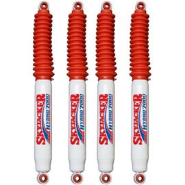 TrendsAuto Set of Hydro 7000 Series Front & Rear Hydraulic Action Shocks fits 1973 1986 K10 K15 Pickup 4WD with 6-8” Front & 4.5-8” Rear Lift | Durable Construction | Velocity-Sensitive Valving