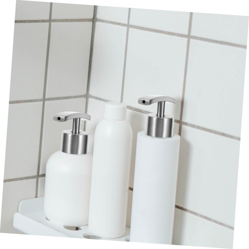 BIUDECO 2pcs Stainless Steel Lotion Dispenser Pump Rust Soap Dispenser