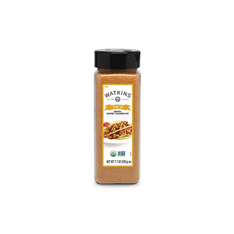 Watkins Organic Taco Seasoning, 7.7 oz, 1-Pack