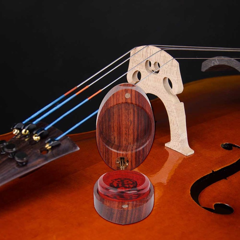 Violin Viola Cello Professional Rosin with Wood Case Musical Instrument