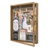 GraduatePro Shadow Box Frame 16x20 Display Case with Linen Back,
