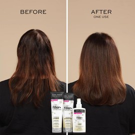 John Frieda ULTRAfiller+ Thickening Bundle, Shampoo, Conditioner, & Spray for Fine, Thin Hair, Thicker, Fuller Hair in 1 Wash, With Hyaluronic Acid