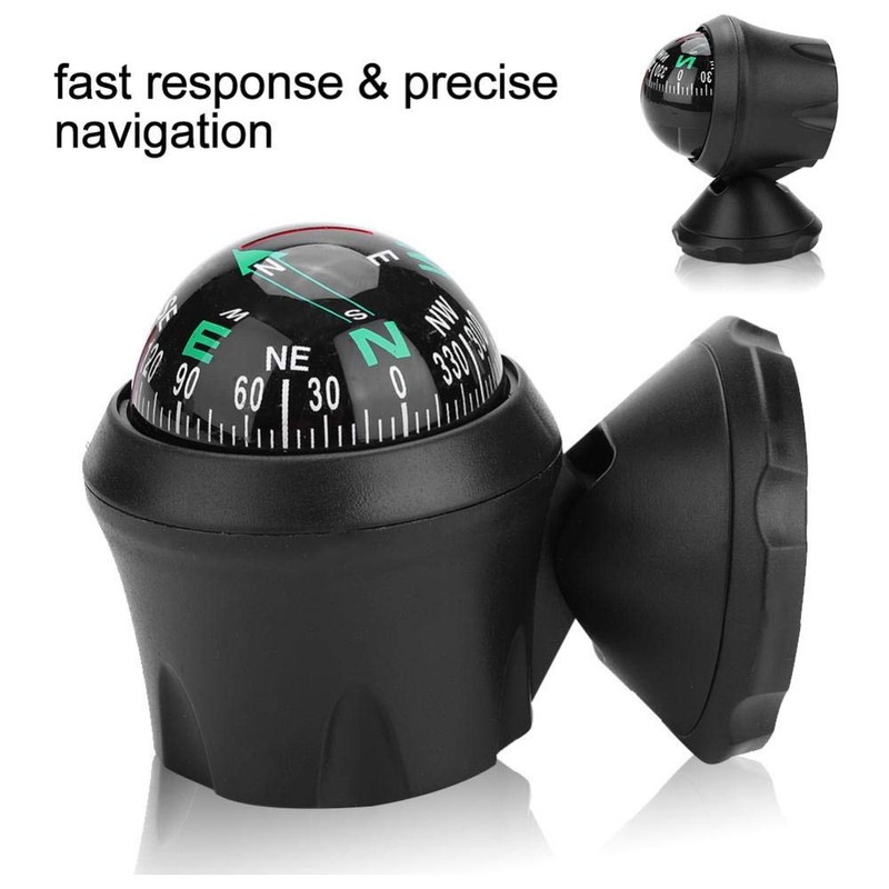 Dilwe Ball Compass, Marine Electric Navigation Compass with Night Vision