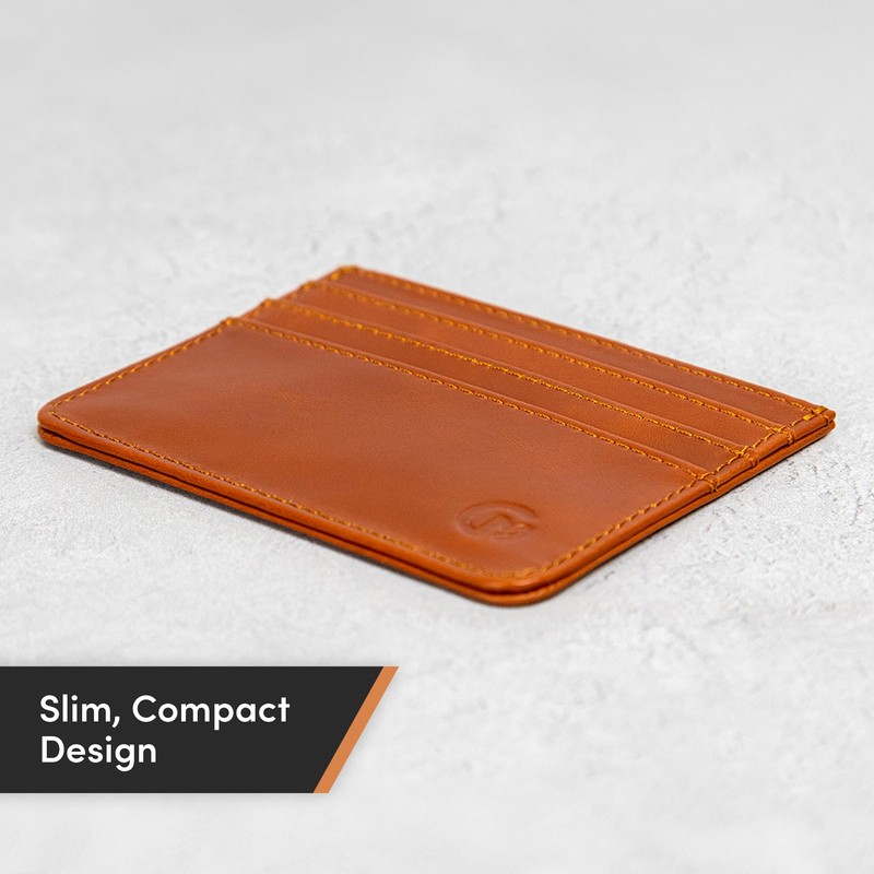 Casemade Real Leather Card Holder Slim Wallet Leather Minimalist Wallet