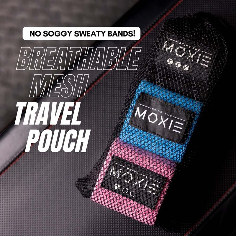 Adjustable Non-Slip Fabric Resistance Bands Set of 3 – Ideal