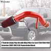 VVORHSBELL 6.0 Powerstroke Cold Air Intake Kit，4″Cold Air Intake Pipe