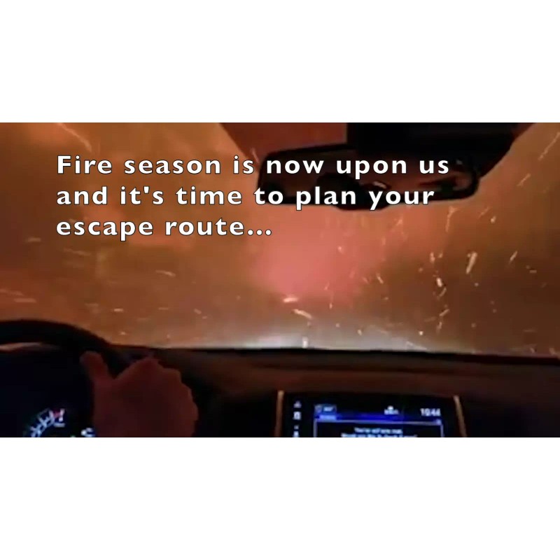 ContagionSurvival.com Smoke Escape Hood - Pocket-Sized - 30 Minutes of