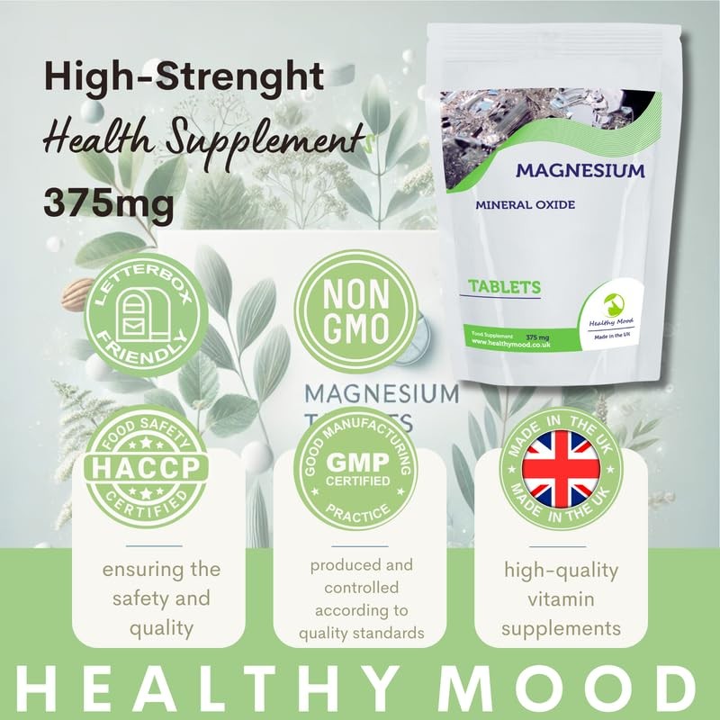 Magnesium 7 Tablets 375mg – Essential Mineral Supplement for Bone