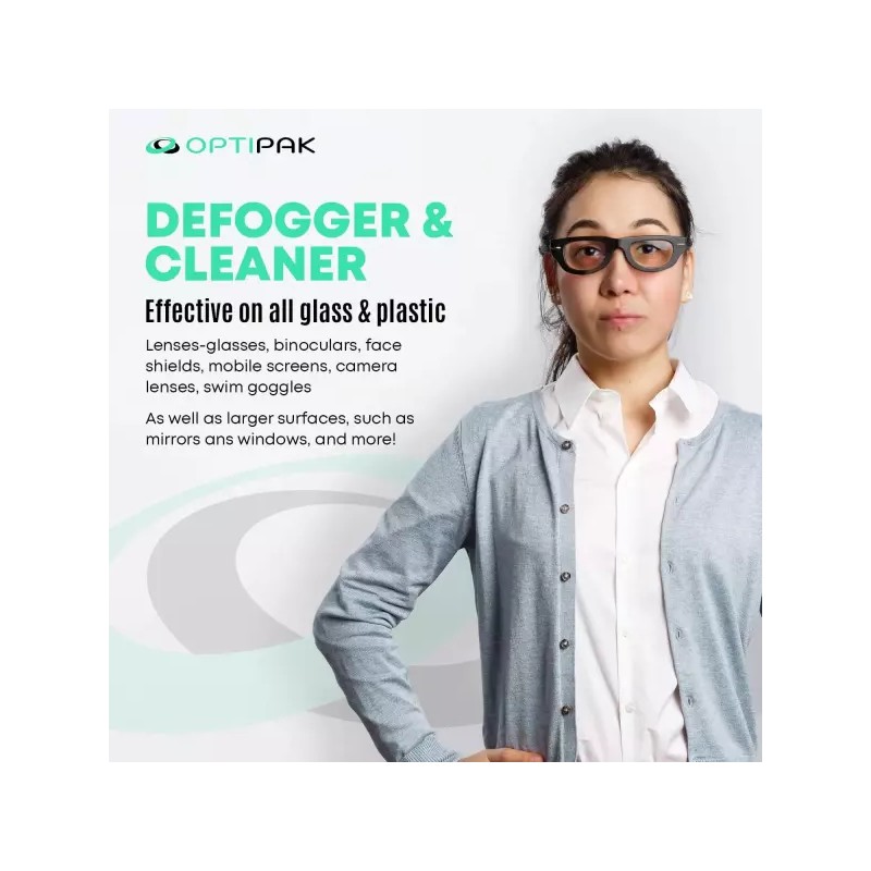 OptiPak 옵티팩 안경용 안개 방지 극세사 클리닝 천 안경 렌즈