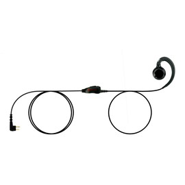 EH Swivel Earpiece for Motorola CLS1110 CLS1410 CLS1450 CP200 CP100 CP185 RDM2070 Radios with Microphone and PTT - Replaces HKLN4604 HKLN4604A HKLN4604B RLN6423