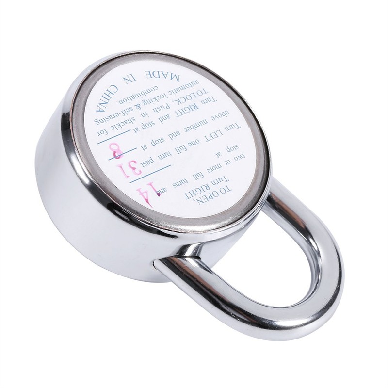 Combination Padlock, Digital Password Circular Alternative Padlock Circular Dial Number