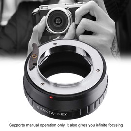 EBTOOLS Exactta e-Mount Lens Mount Adapter Ring for Manual Focusing EXA-NEX Manual Focusing Adapter Ring for Exakta Lens for E Mount