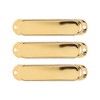 3Pcs Electric Guitar Single Coil Pickup Cover Copper Instrument Accessory