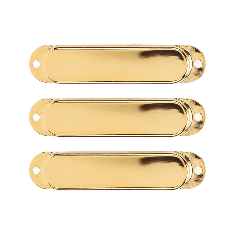 3Pcs Electric Guitar Single Coil Pickup Cover Copper Instrument Accessory
