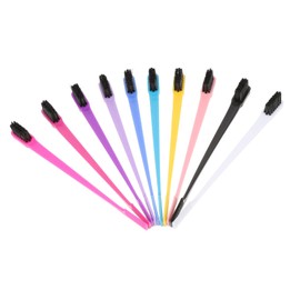 TOVINANNA 10pcs Multi-use Eyebrow Comb and Brush for Makeup Application Bristle Material for Daily Grooming Suitable for Home and Salon Use