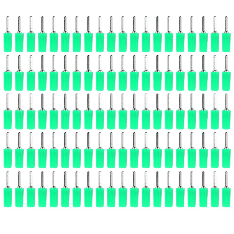 100Pcs Banana Plug Male Nickel Plated Brass Pin Straight for