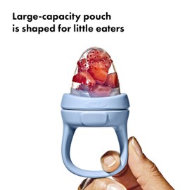 OXO Tot Silicone Self-Feeder 2 Pack - Opal and Dusk