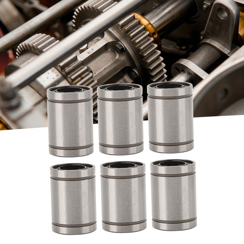 10 Pcs Linear Ball Bearing LM12UU 12mm ID 21mm OD