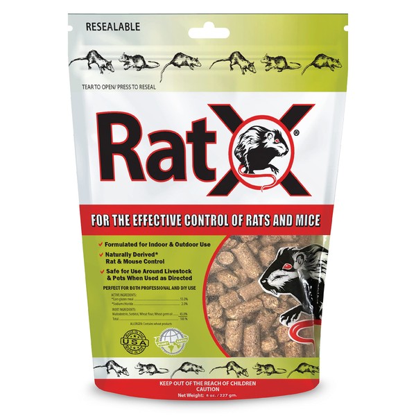 EcoClear Products 620100-6D RatX All-Natural All Species Rat Mouse, 8