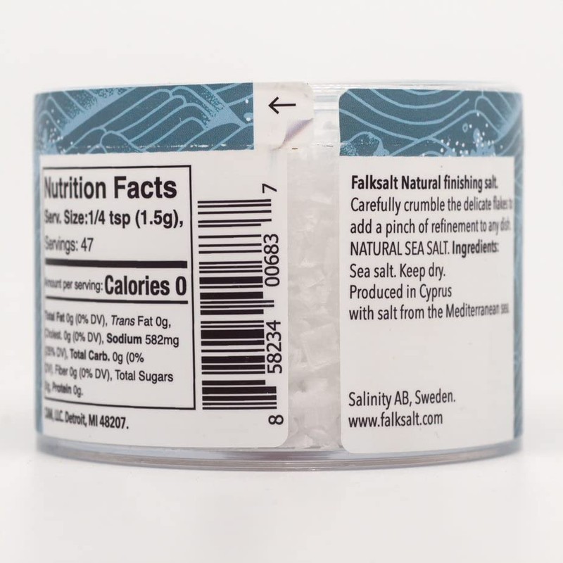 Falksalt - Natural Sea Salt Flakes, Handcrafted, Kosher, and All