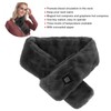 Electric Heated Scarf Soft Warm Temperature Adjustable Washable USB Heating