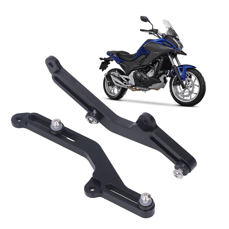 1 Pair Motorcycle Windshield Windscreen Adjusters Kit, CNC Aluminum Alloy