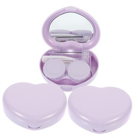 SAFIGLE 3 Sets Travel Contacts Lens Case with Shaped Holder for Easy Storage Lightweight and Compact for Go Use for Sharing with Family and Friends