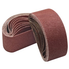 Sanding Belts 2.5 x 16 Sander Belt,3 Each of 40 60 80 100 120 240 Grit Aluminum Oxide Sander Paper,18 Pack