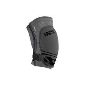 IXS Flow Zip Knee Guard Grey XXL Schutz, Erwachsene, Unisex, Schwarz